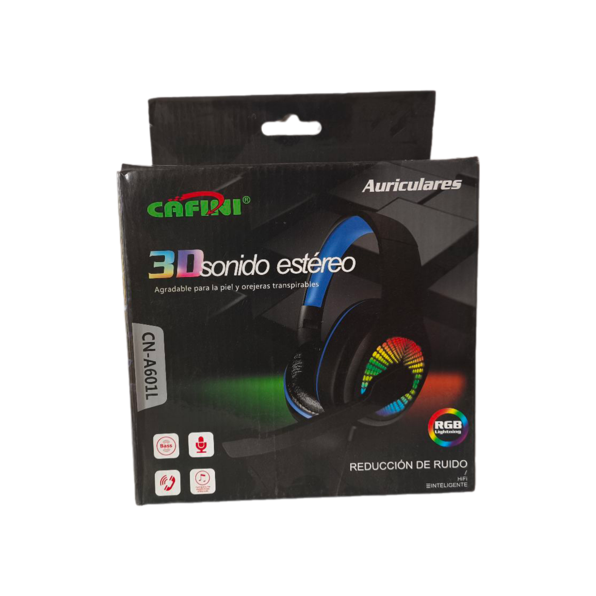 Auriculares de juego cafini rgb