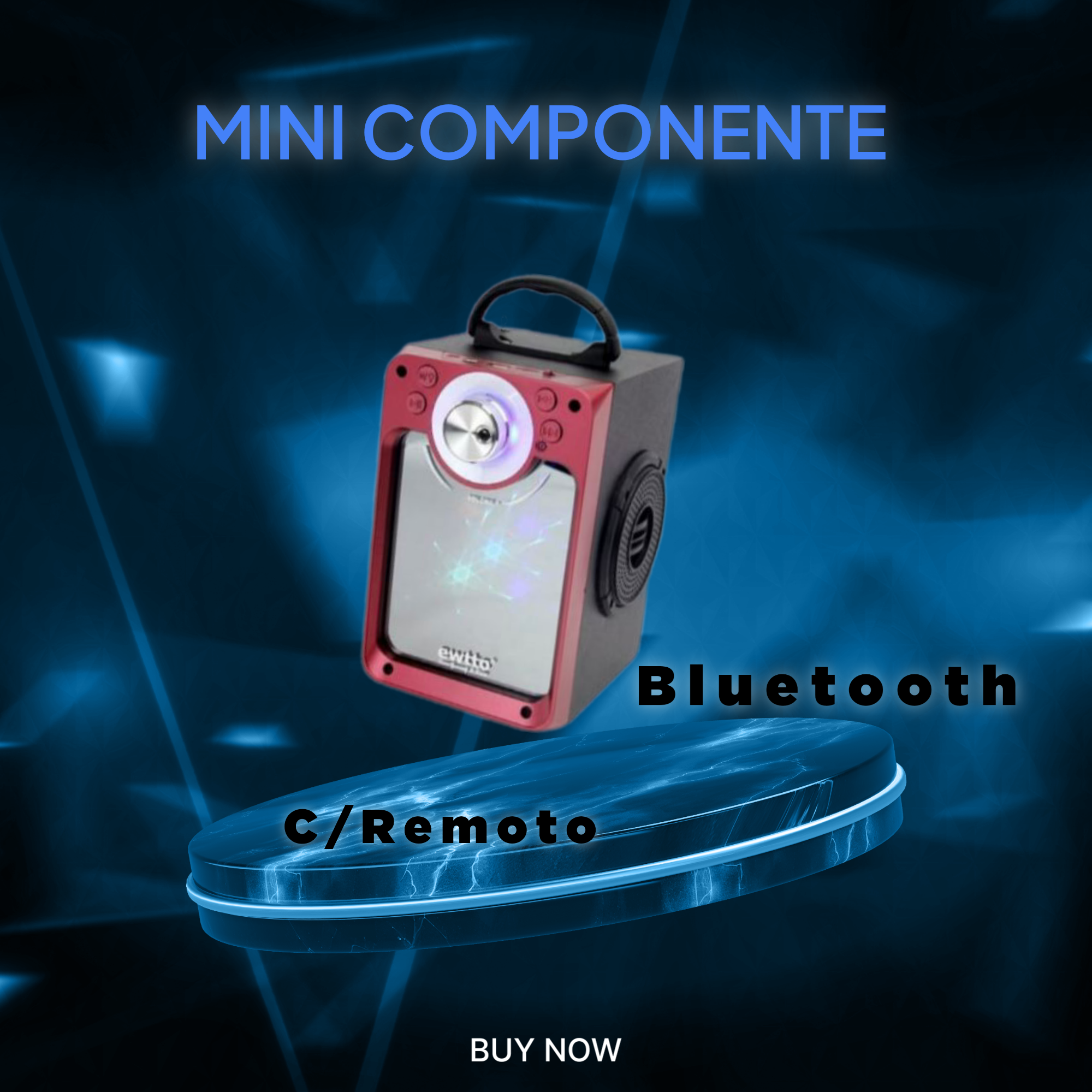 Minicomponente control remoto