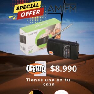 Radio Portátil Akia R-23 AM/FM